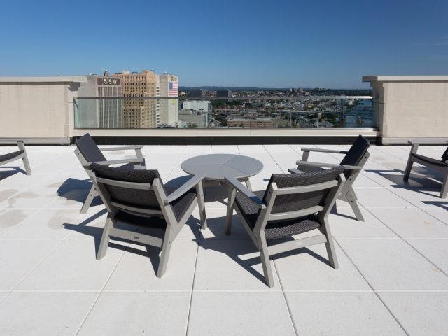 50 rector park brand new waterfront rentals newark nj rooftop lounge 1